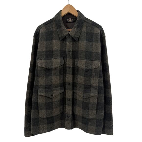 RRL Ralph Lauren Plaid Mackinaw Cruiser Jacket - Picture 1 of 5